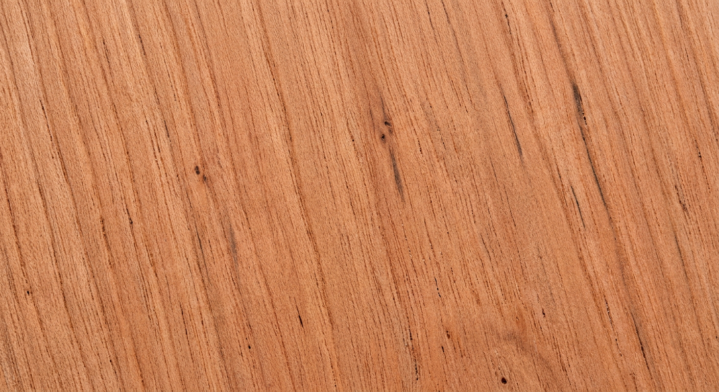 Close-up of Cherry wood grain