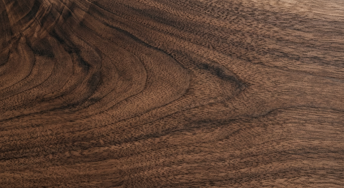 Close-up of Walnut wood grain
