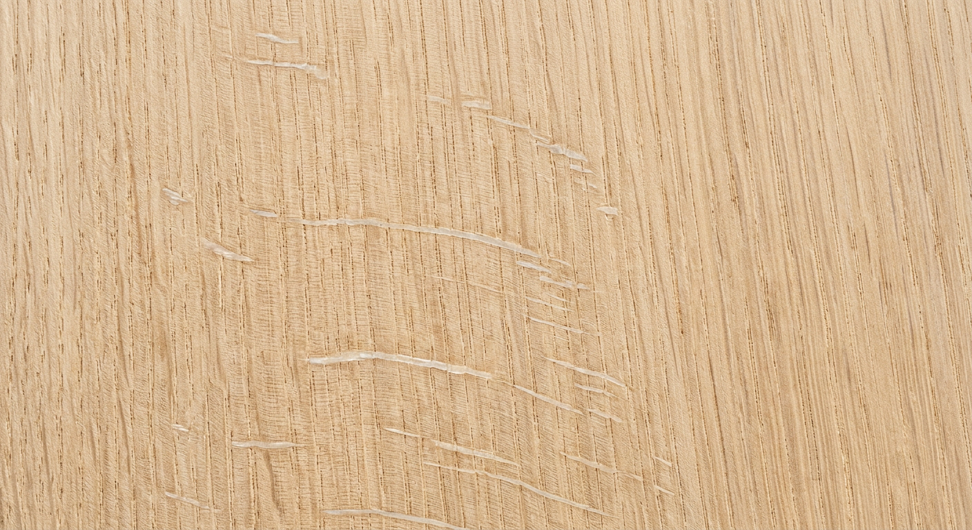 Close-up of White Oak wood grain